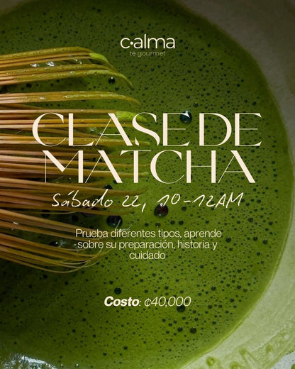 Clase de Matcha 🍵