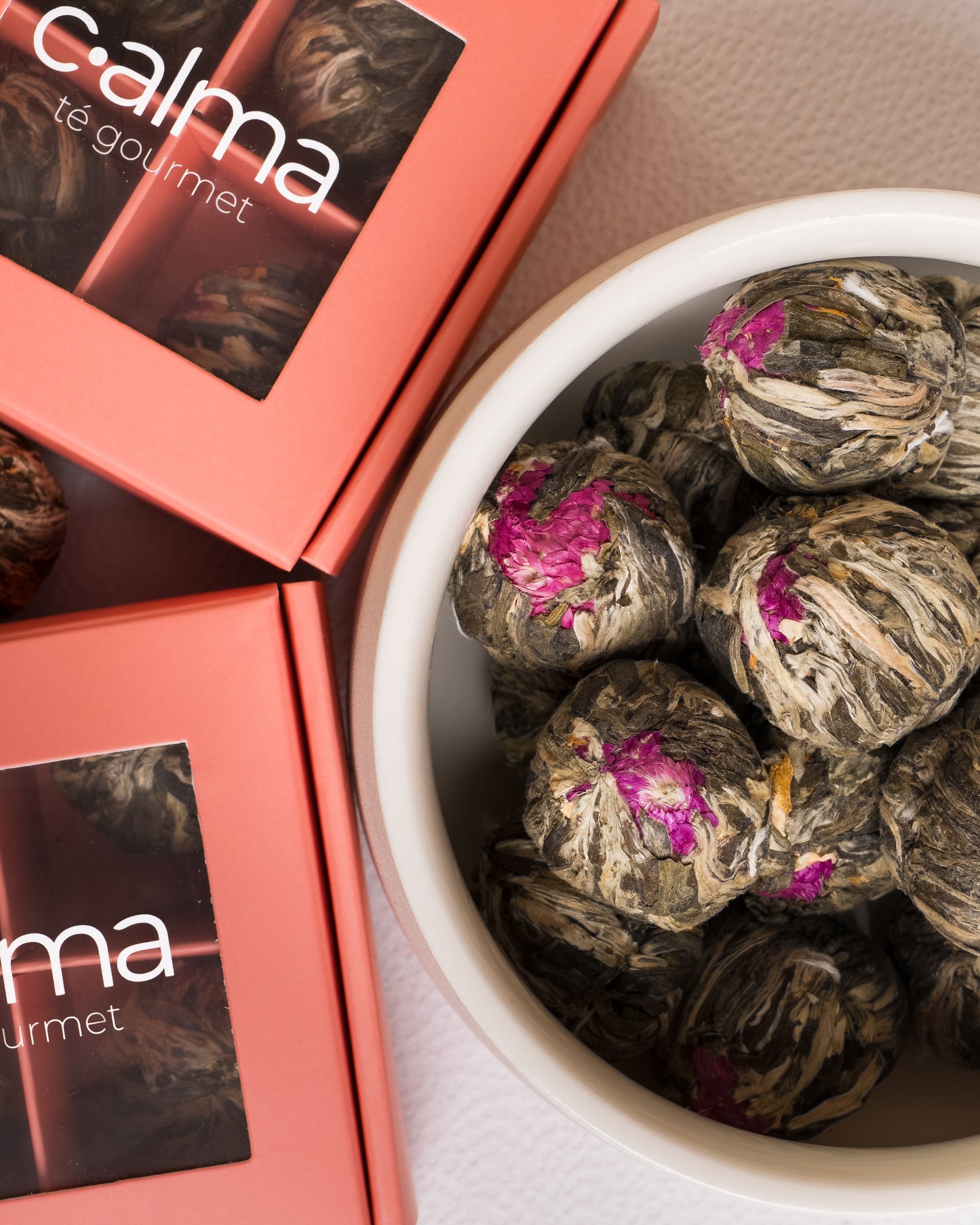 Blooming Tea Box — Caja de Regalo con 4 Esferas de Té Floreciente