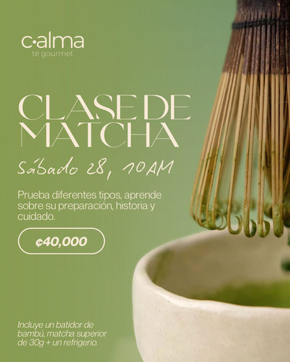 Clase de Matcha 🍵